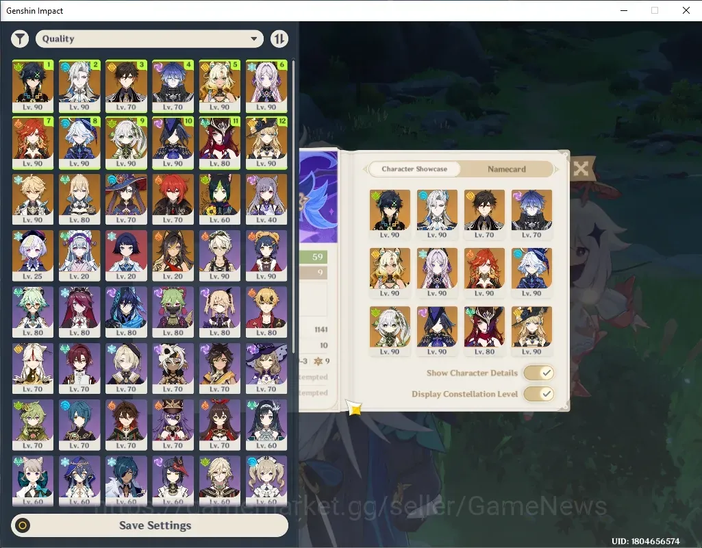 Genshin Impact Accounts Others ASIA|AR 59|Prem Team Mavuika+Sign & Neuvillette|12 Limited + 5 (*5 1