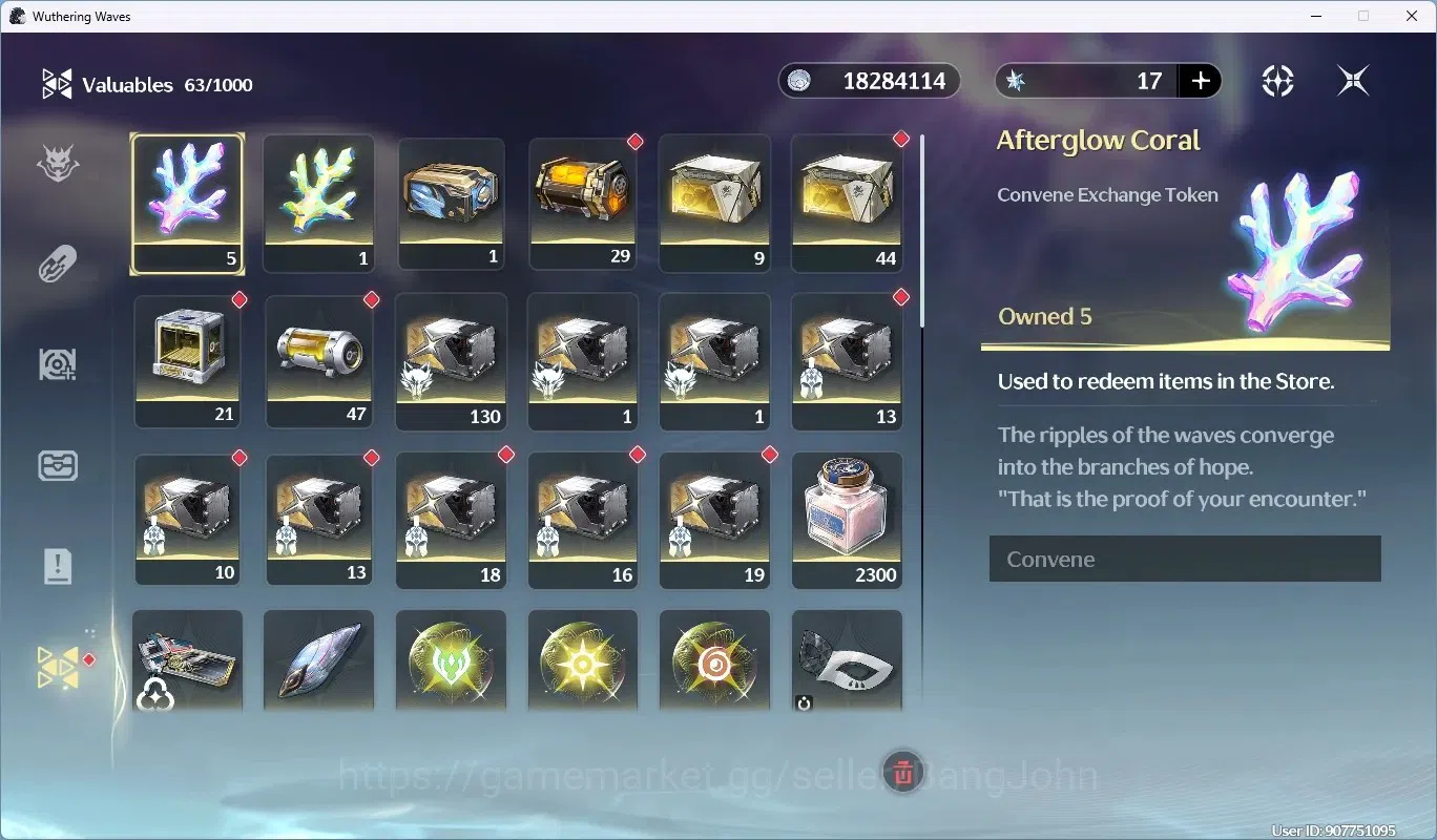Wuthering Waves Accounts SEA|UL 48 | Rank 5 | 4 Char Limited [Lucy RC6, Sho image 10