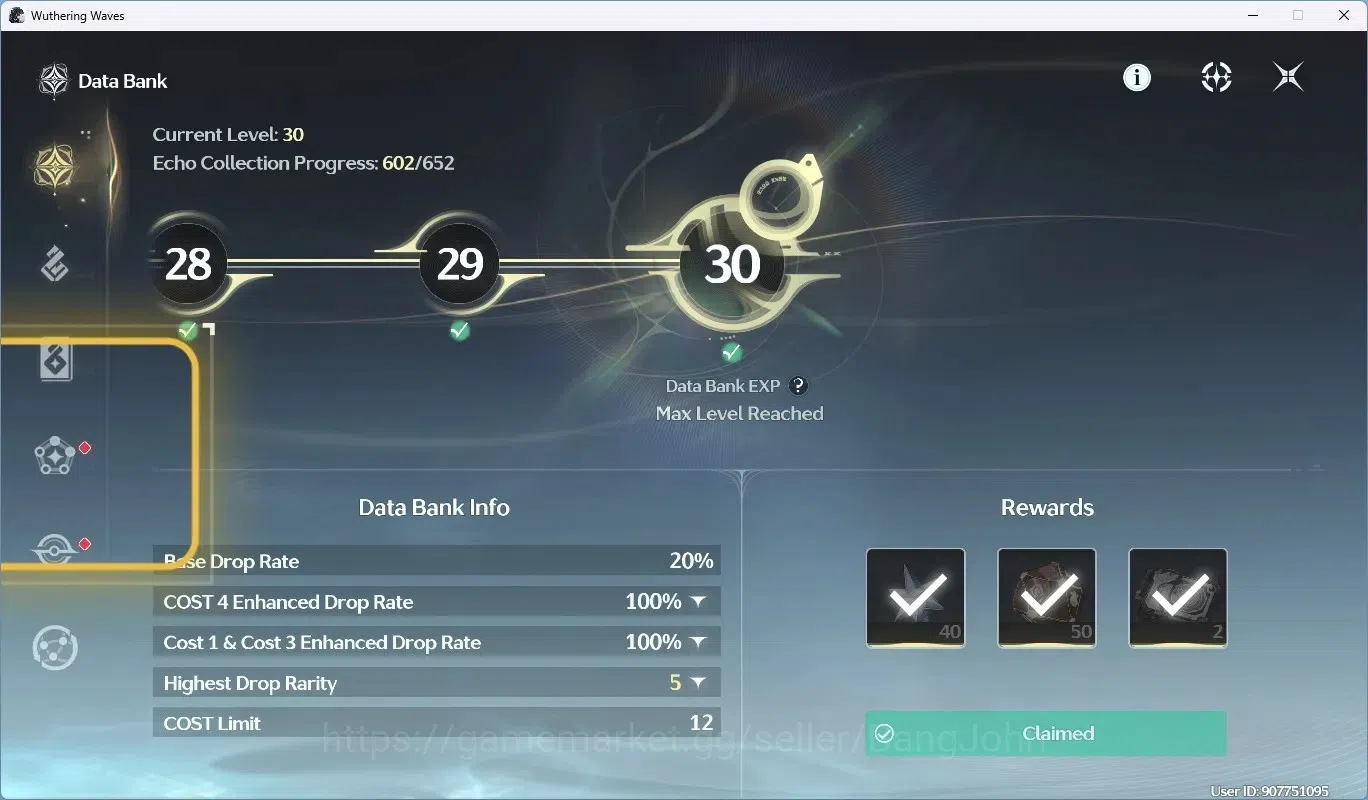 Wuthering Waves Accounts SEA|UL 48 | Rank 5 | 4 Char Limited [Lucy RC6, Sho image 12