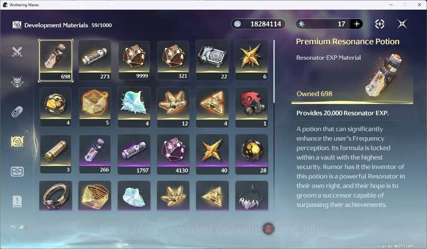 Wuthering Waves Accounts SEA|UL 48 | Rank 5 | 4 Char Limited [Lucy RC6, Sho image 7