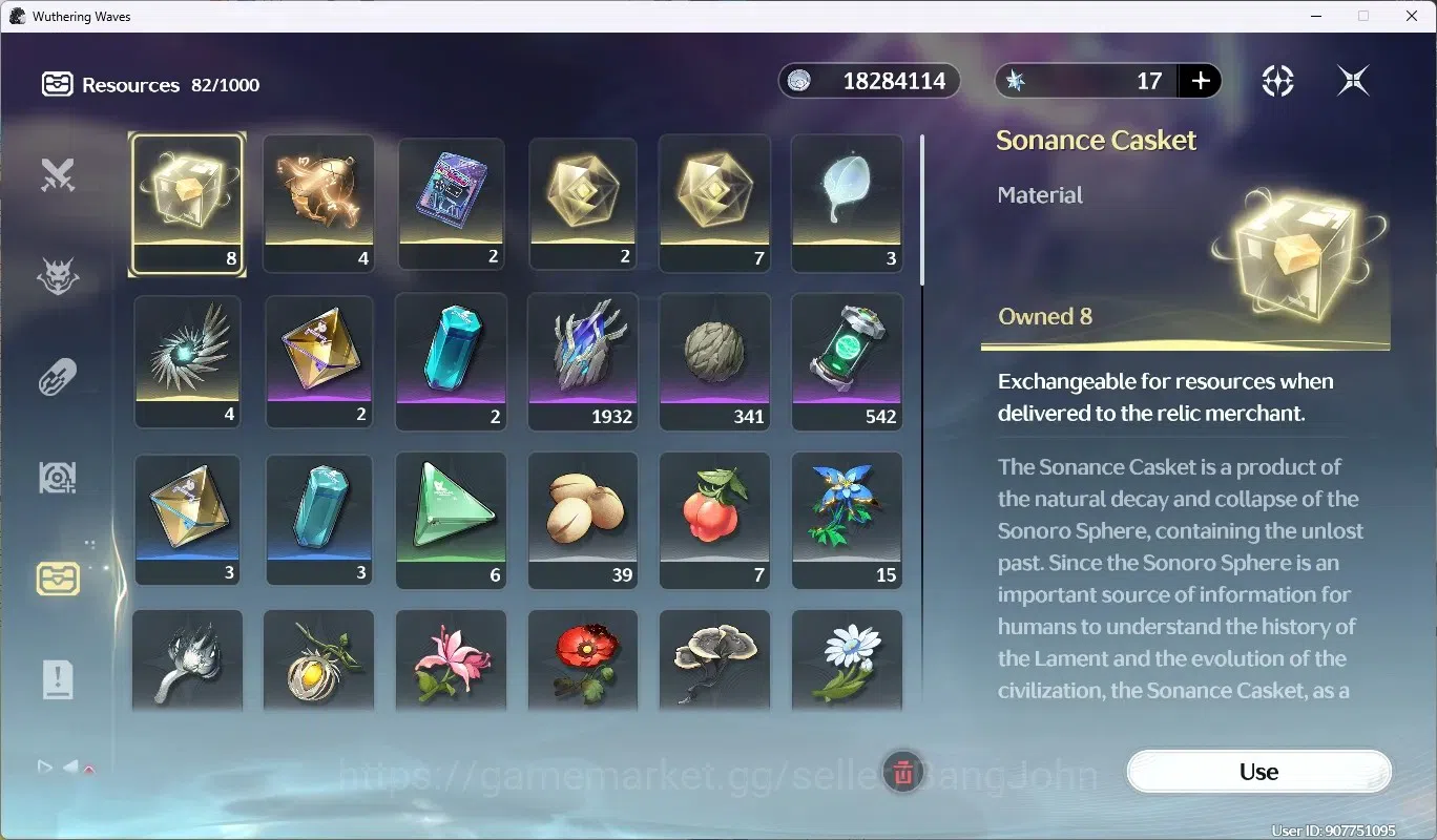 Wuthering Waves Accounts SEA|UL 48 | Rank 5 | 4 Char Limited [Lucy RC6, Sho image 8