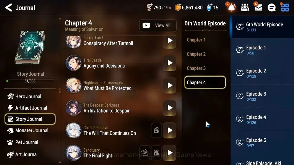 Epic Seven Accounts Limited Hero GLOBAL UnVerif|New Era|2 ML(MonarchSword Iseria,BriarWitch Iseria)+Ruiza,Landy,etc|Poh 10