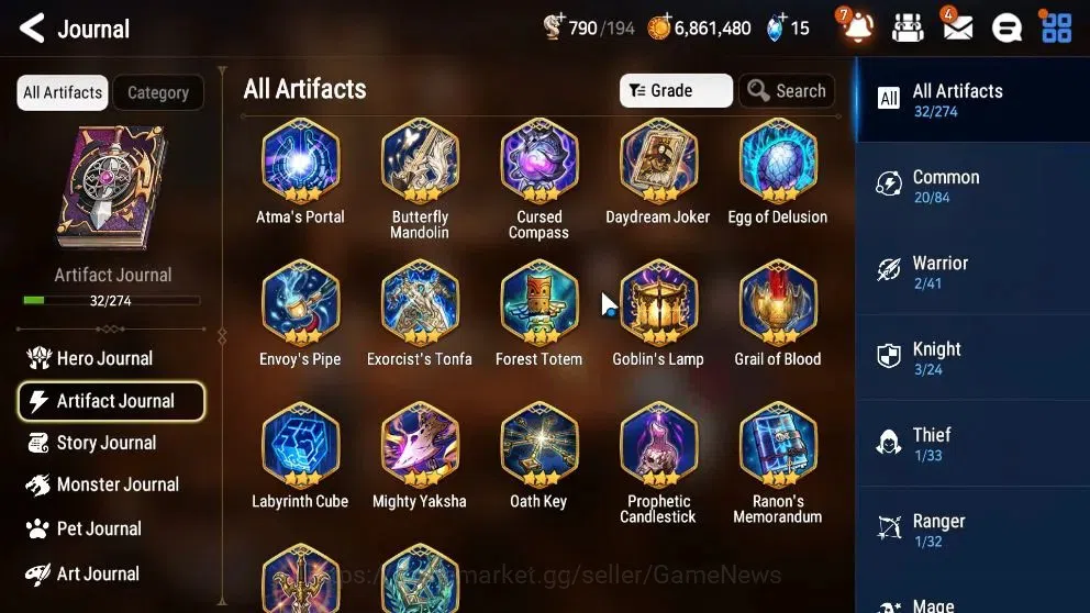 Epic Seven Accounts Limited Hero GLOBAL UnVerif|New Era|2 ML(MonarchSword Iseria,BriarWitch Iseria)+Ruiza,Landy,etc|Poh 9