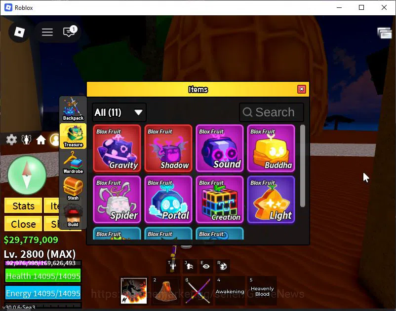 Roblox Accounts Blox Fruit|Lv 2800|Angel V4|2 Myth WP(Hollow Scyth image 4