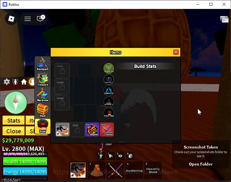 Roblox Accounts Blox Fruit|Lv 2800|Angel V4|2 Myth WP(Hollow Scyth image 5