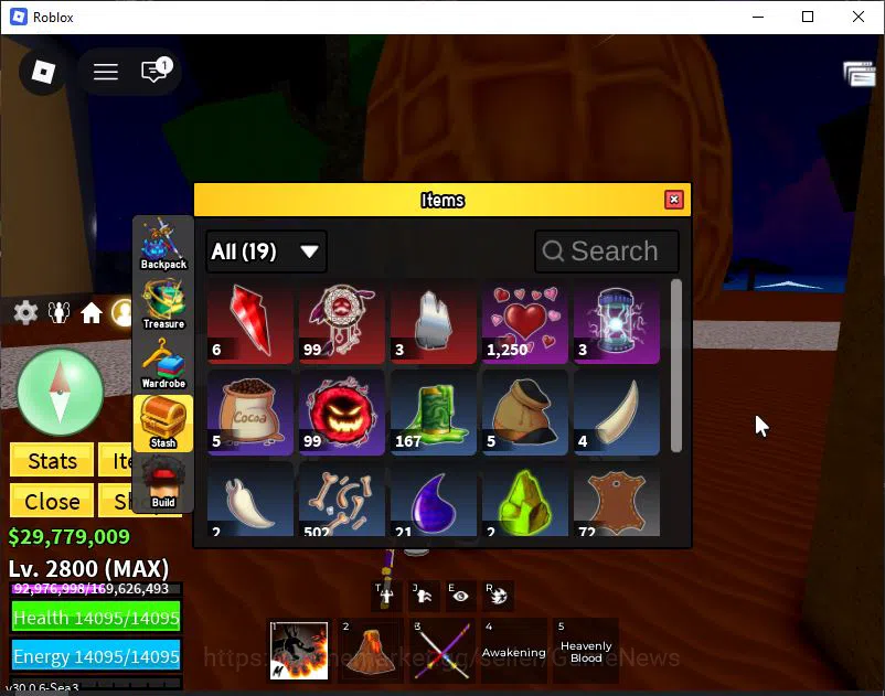 Roblox Accounts Blox Fruit|Lv 2800|Angel V4|2 Myth WP(Hollow Scyth image 6