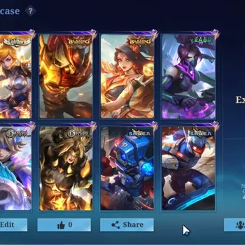 Mobile Legends: Bang Bang Accounts Collector Hero 85|Skin 161|Ex Glory 70|Lightborn Fanny,Blazing Aldous&Esmeralda,DTamer