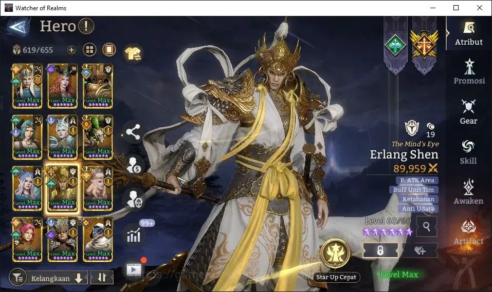 Watcher of Realms Accounts GLOBAL 60x|8M Power|15 Lord[ValderonA5,IngridA1,Pr image 11