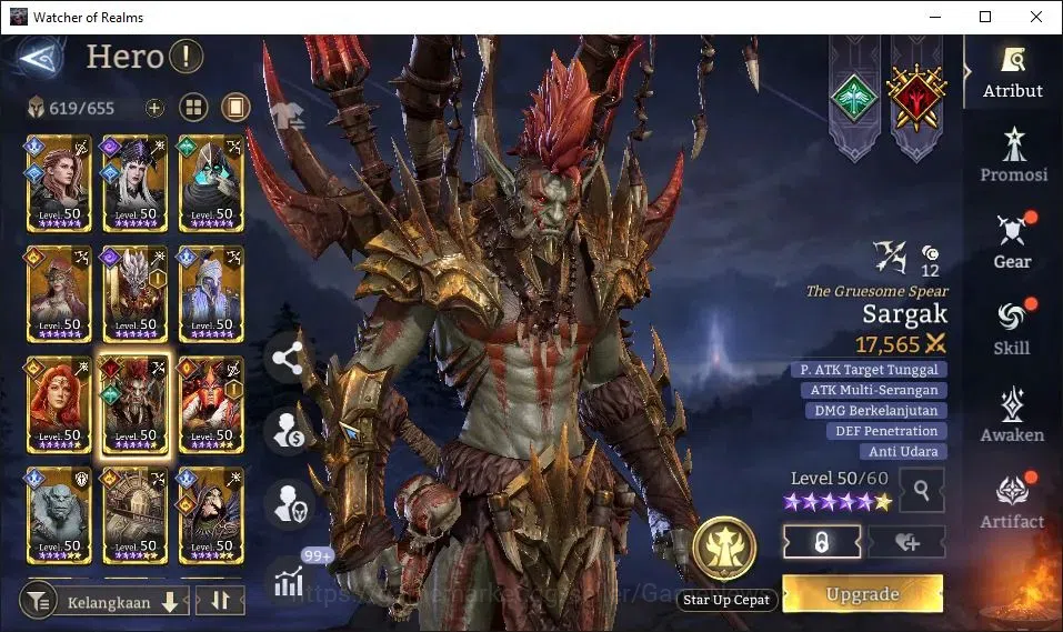 Watcher of Realms Accounts GLOBAL 60x|8M Power|15 Lord[ValderonA5,IngridA1,Pr image 16