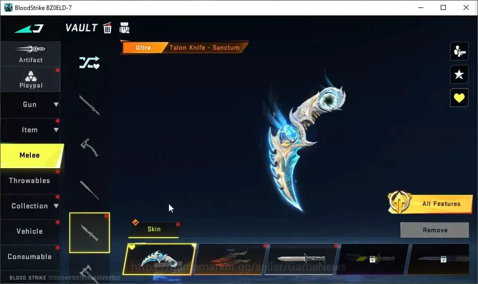 Blood Strike Accounts ASIA|3 ETERNAL[Galil Lv2,P90 Lv3,SCAR Lv2]|2 ULTRA image 10