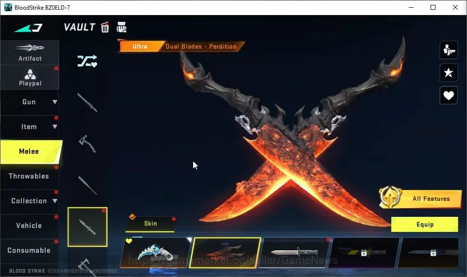 Blood Strike Accounts ASIA|3 ETERNAL[Galil Lv2,P90 Lv3,SCAR Lv2]|2 ULTRA image 11