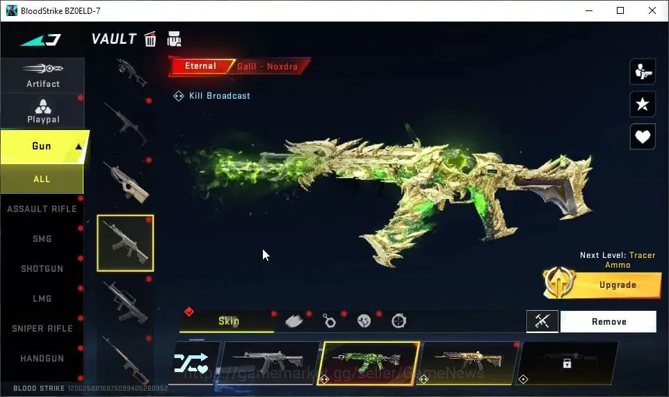 Blood Strike Accounts ASIA|3 ETERNAL[Galil Lv2,P90 Lv3,SCAR Lv2]|2 ULTRA image 13