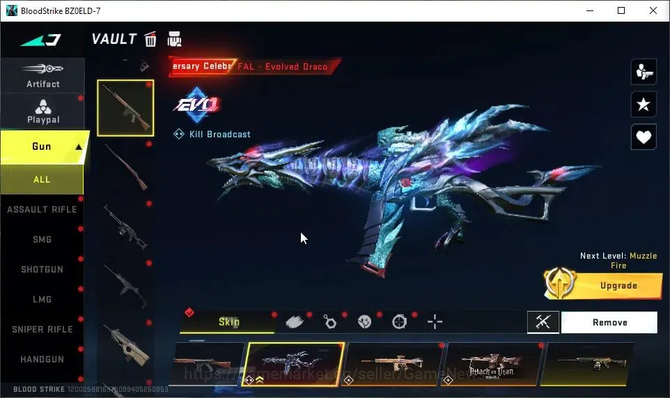 Blood Strike Accounts ASIA|3 ETERNAL[Galil Lv2,P90 Lv3,SCAR Lv2]|2 ULTRA image 15