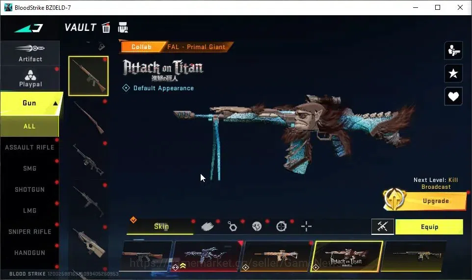 Blood Strike Accounts ASIA|3 ETERNAL[Galil Lv2,P90 Lv3,SCAR Lv2]|2 ULTRA image 16