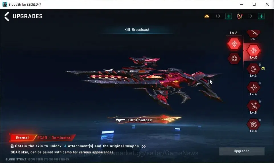 Blood Strike Accounts ASIA|3 ETERNAL[Galil Lv2,P90 Lv3,SCAR Lv2]|2 ULTRA image 20