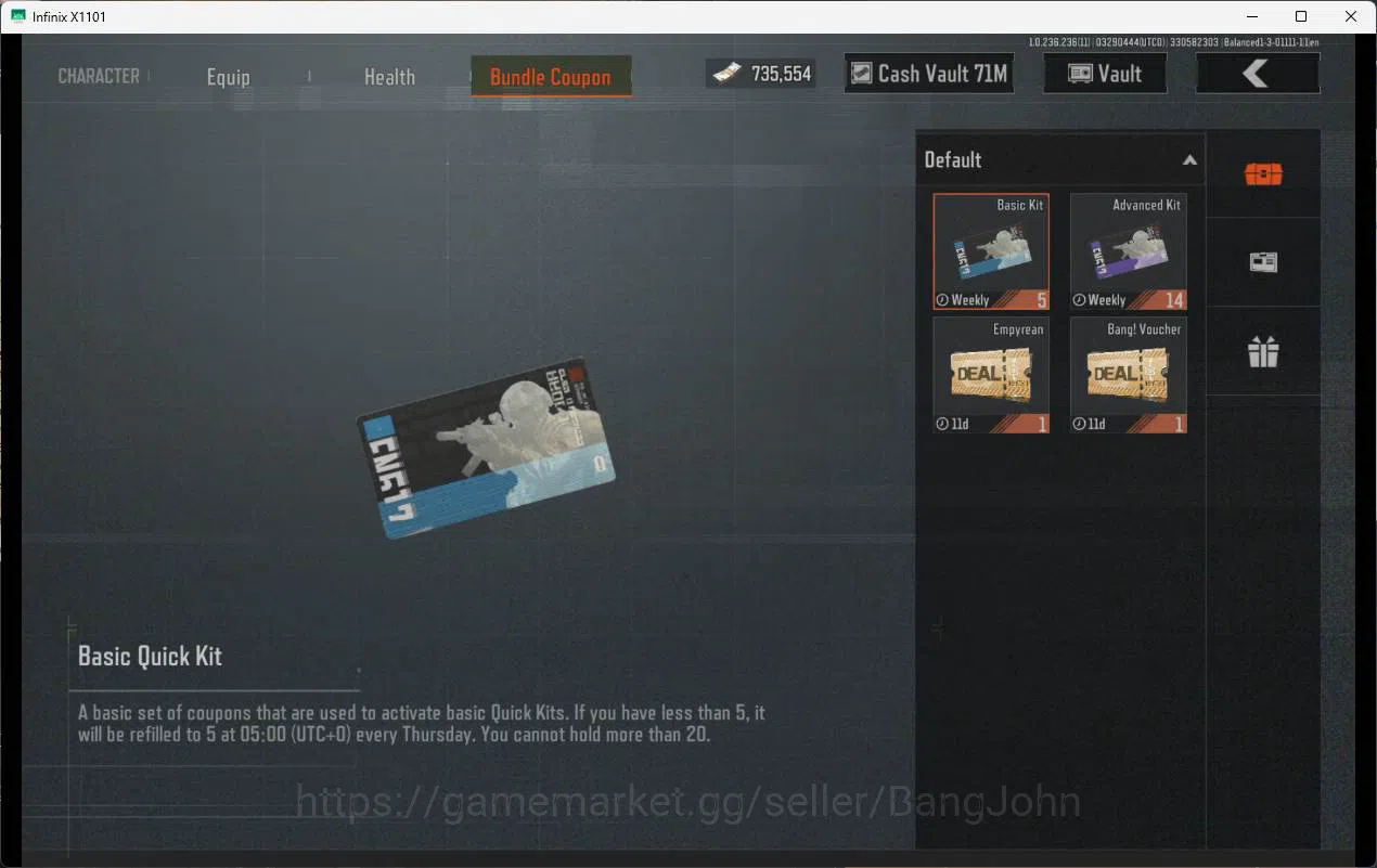 Arena Breakout Accounts MOBILE|SV 103M|CV 71M|2 Document+2 Utopia|Machete  image 16
