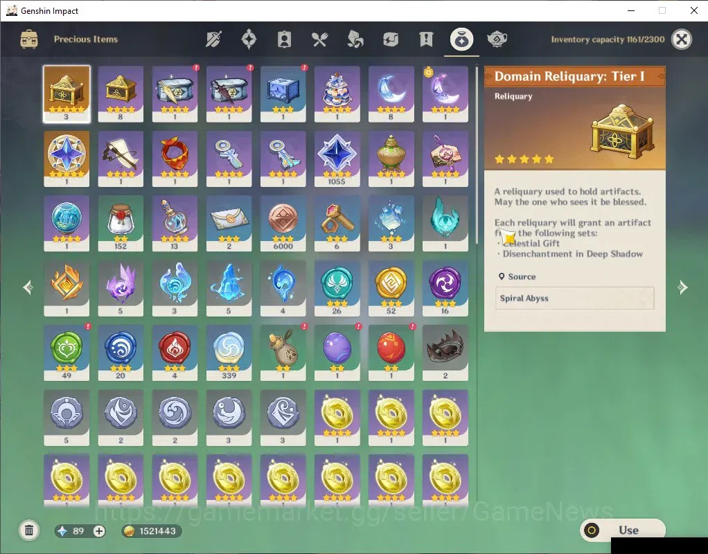 Genshin Impact Accounts ASIA|ENDGAME+Full Archons|AR 60|20 Limit+ 10(*5Wep image 13