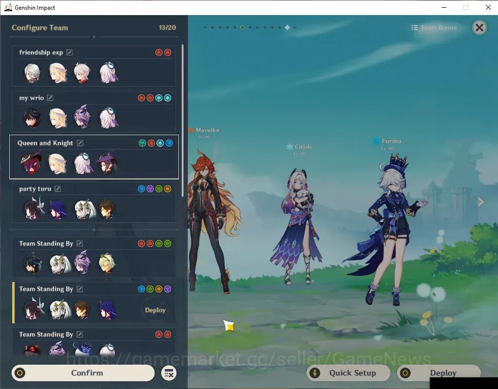 Genshin Impact Accounts ASIA|ENDGAME+Full Archons|AR 60|20 Limit+ 10(*5Wep image 3