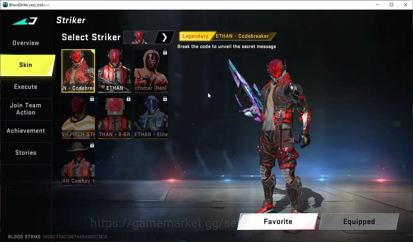 Blood Strike Accounts ASIA|ETERNAL DEagle-Scorpius+Collab TR FN2000,Jack image 7