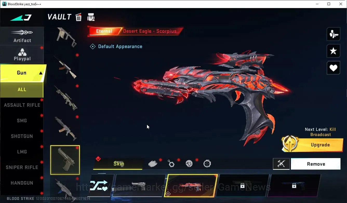 Blood Strike Accounts ASIA|ETERNAL DEagle-Scorpius+Collab TR FN2000,Jack image 8