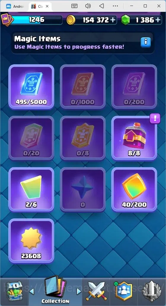 Clash Royale Accounts Mobile |KTL 15|Trophy 7874|Card 117/121|3 Hero Car image 18