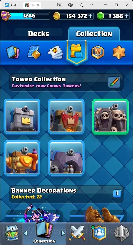 Clash Royale Accounts Mobile |KTL 15|Trophy 7874|Card 117/121|3 Hero Car image 20