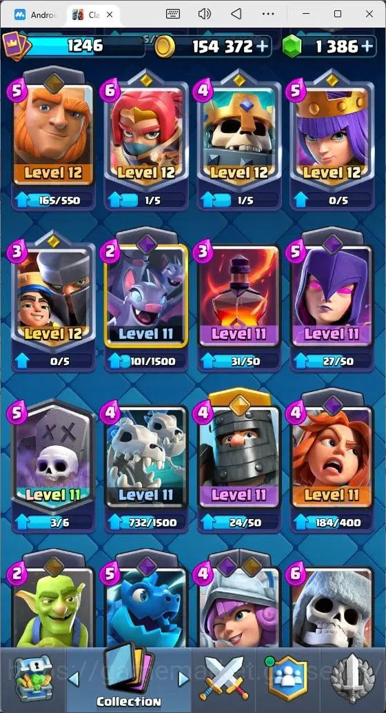 Clash Royale Accounts Mobile |KTL 15|Trophy 7874|Card 117/121|3 Hero Car image 9