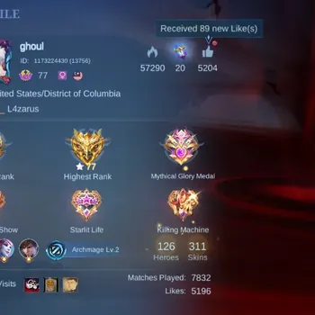 Mobile Legends: Bang Bang Accounts Collector MONTON|Hero 126|Skin 311|ASP Obsidian+Floryn sanrio|STar kagura|LayLay