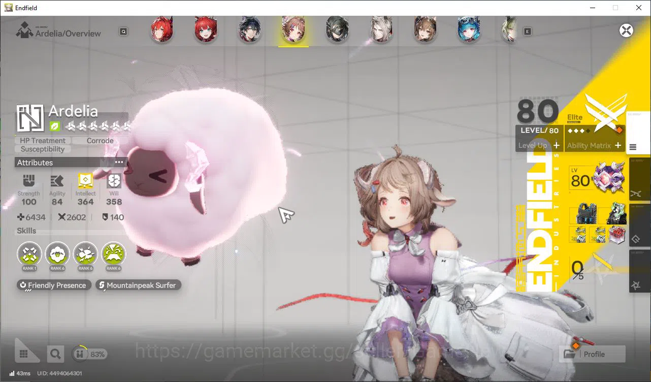 Arknights: Endfield Accounts Asia Lv54|6SSR[LaevaP3+Sign,Gilberta,(Ardelia,Last image 8