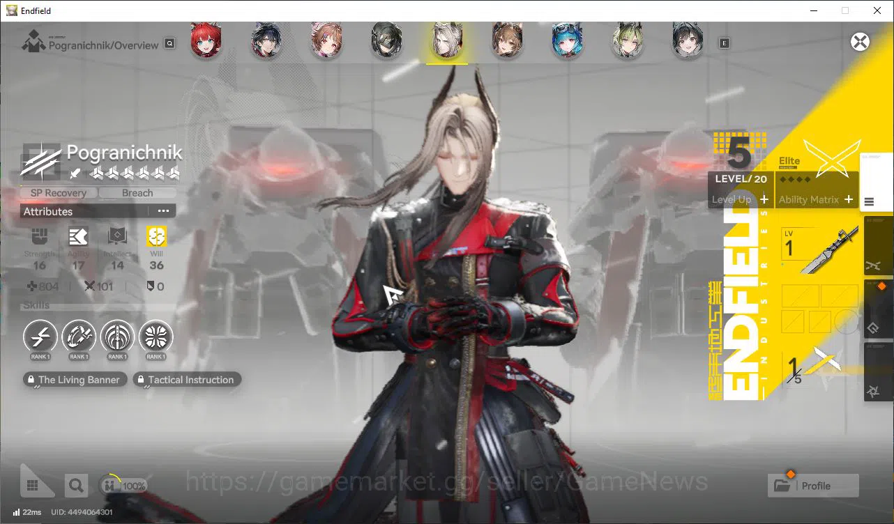 Arknights: Endfield Accounts Asia Lv54|6SSR[LaevaP3+Sign,Gilberta,(Ardelia,Last image 9