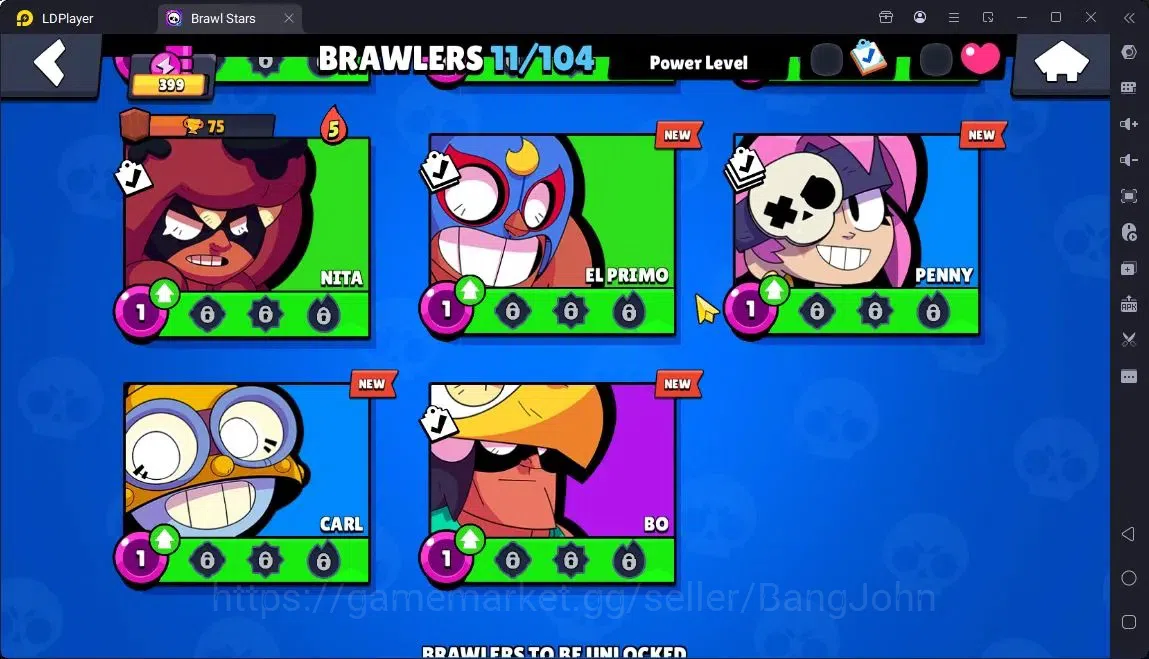 Brawl Stars Accounts Global |11 Brawler|2 Max hypercharge(Rico,Edgar)|1190 Bling|60 Gems|1 S Rare,1 Epic Skins| ProtectOff 6