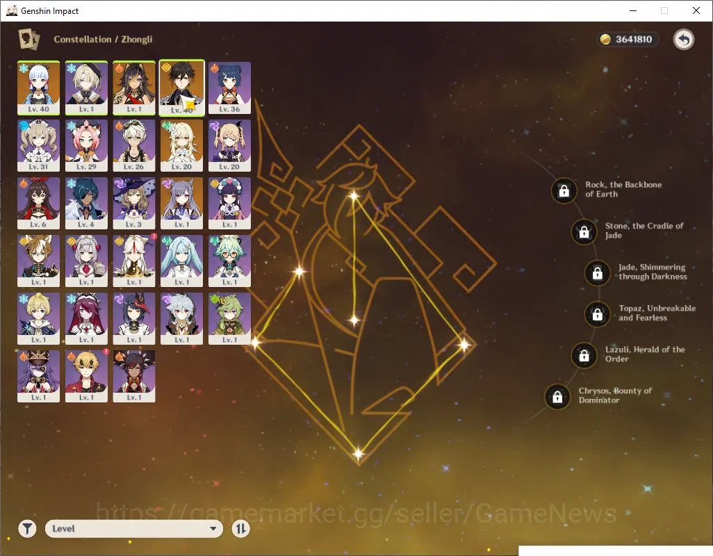 Genshin Impact Accounts Asia|AR 22|2 Limited +1(*5Weapon)|[Ayaka,Zhongli], image 3
