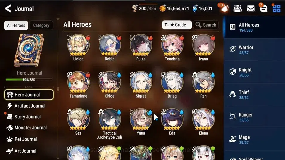 Epic Seven Accounts GLOBAL UnVerif|NewEra|16 ML(SNYulha,Salome,NMLuna, image 7