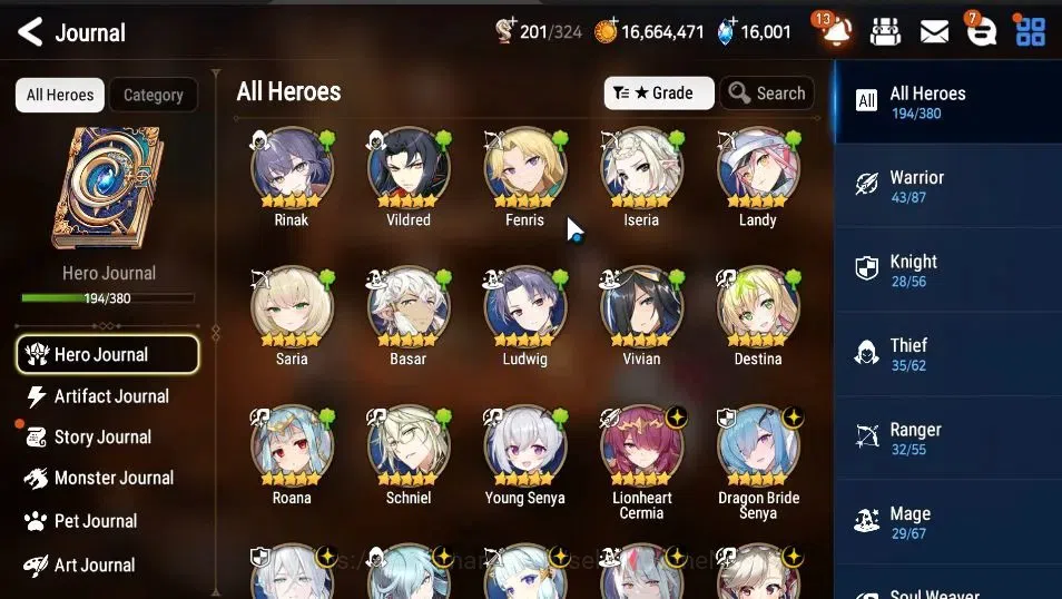 Epic Seven Accounts GLOBAL UnVerif|NewEra|16 ML(SNYulha,Salome,NMLuna, image 9