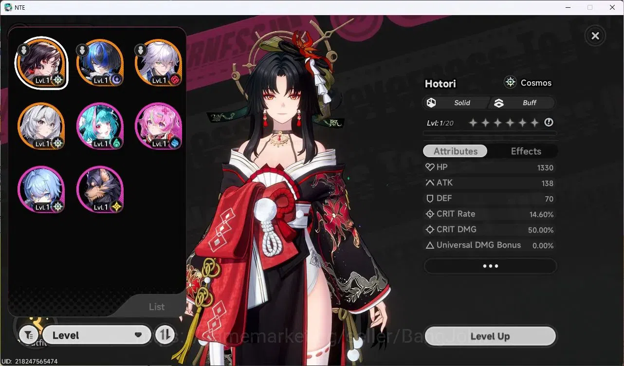 Neverness to Everness Accounts SEA | Starter Lv 3 | 3 S-Class (Hitori+Sign),Sakir image 2