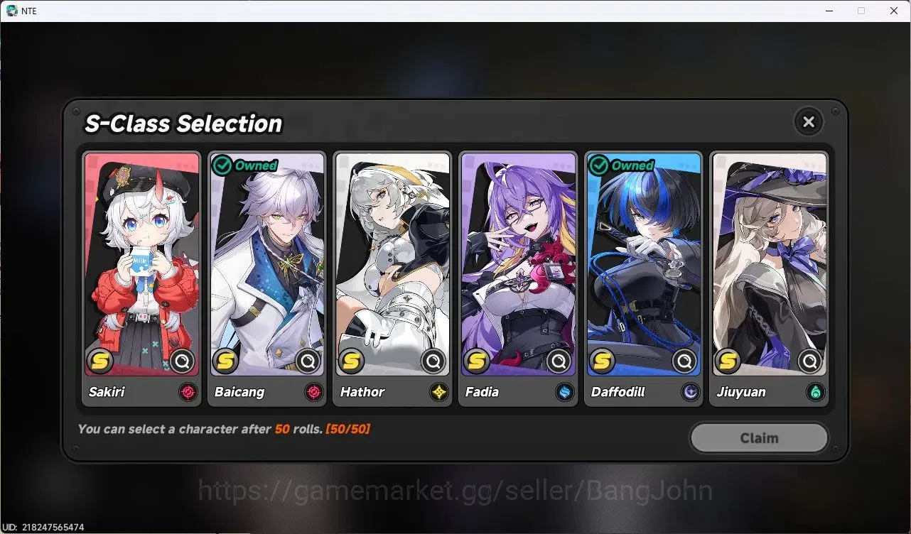 Neverness to Everness Accounts SEA | Starter Lv 3 | 3 S-Class (Hitori+Sign),Sakir image 5