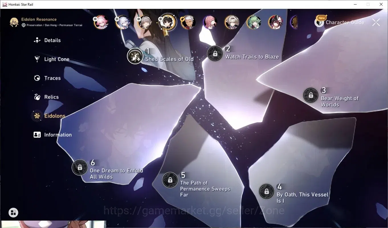 Honkai Star Rail Accounts Others ASIA|26x Premium Characters incl Acheron, Seele, Ruan Mei, Blade, Luocha 5