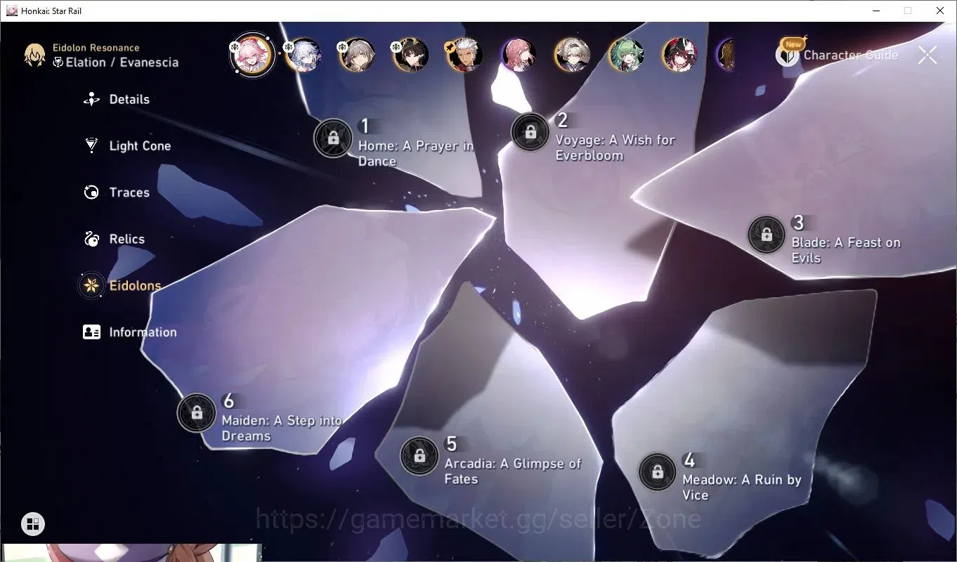 Honkai Star Rail Accounts Others ASIA|26x Premium Characters incl Acheron, Seele, Ruan Mei, Blade, Luocha 7