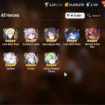 Epic Seven Accounts High-End GLOBAL UnVerif|NewEra|8 ML(Salome,LR Krau,A Laika,Etc)+Estelle,Ivana,Arunka,Hecate,Etc|50K