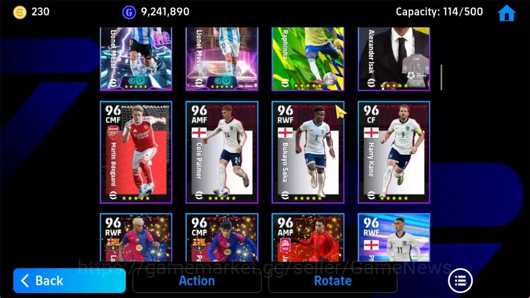eFootball Accounts Android|Fabio Carnavaro,Gabriel Batistuta,Oliver K image 17