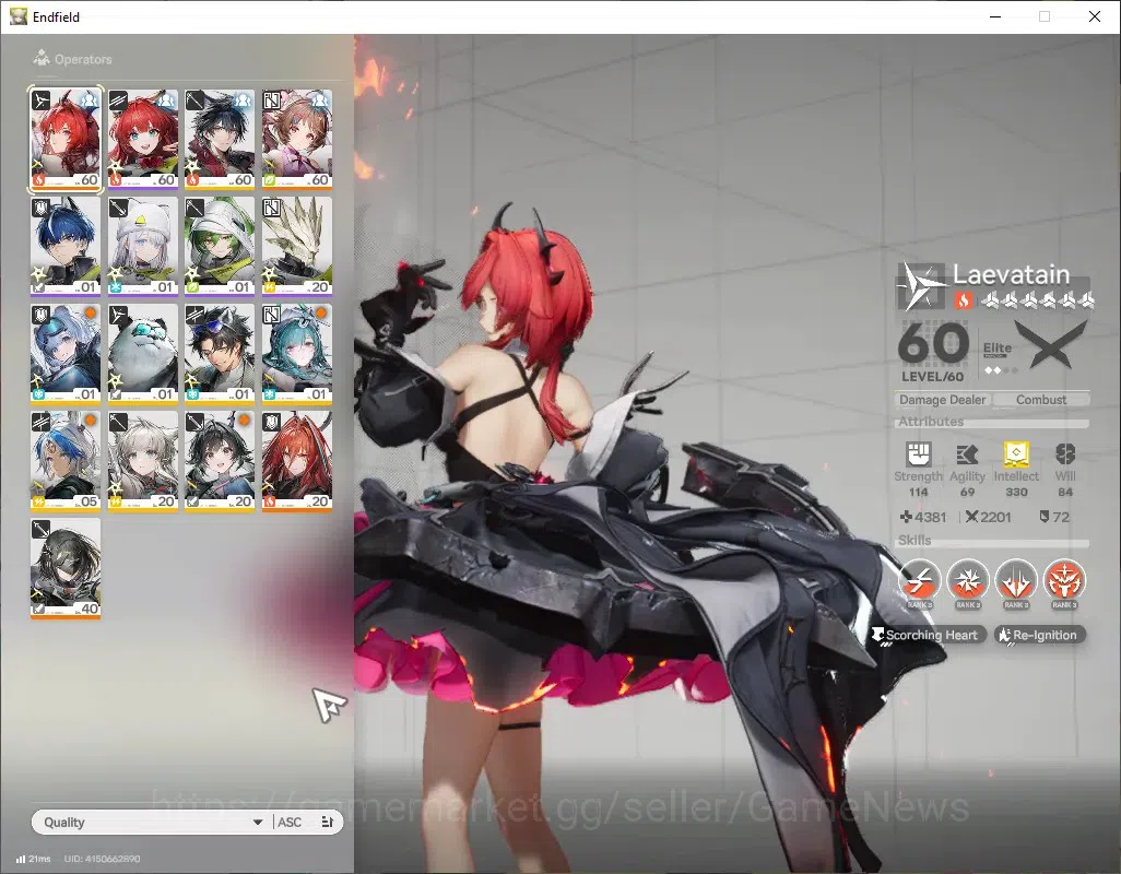 Arknights: Endfield Accounts ASIA | Lv 49 | 4k Ars | 3 SSR (1 Limit) + Selector image 1