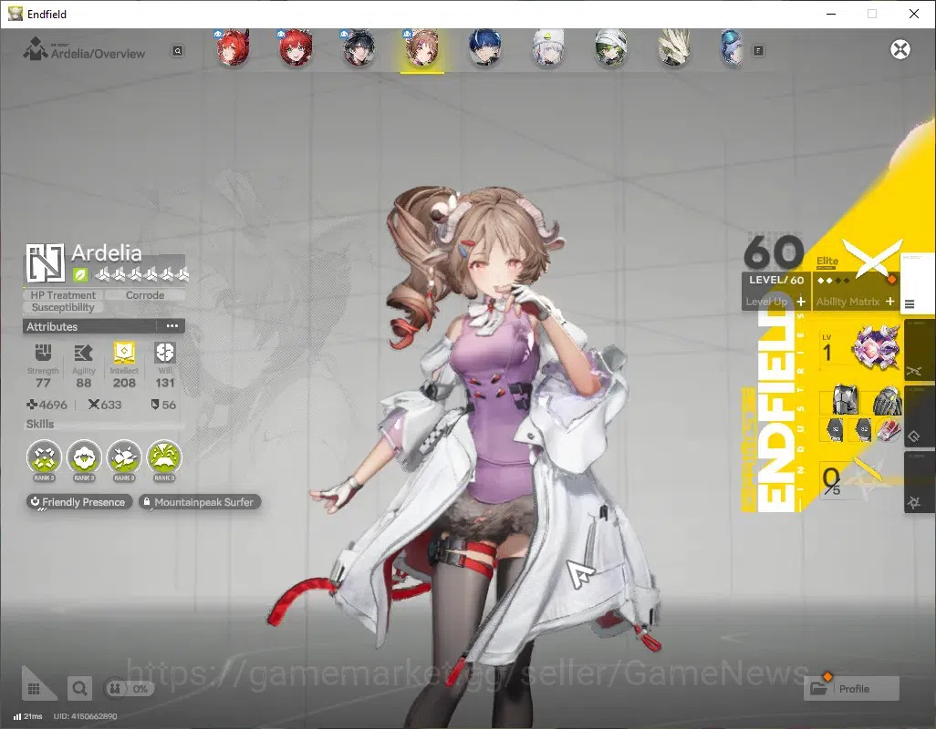 Arknights: Endfield Accounts ASIA | Lv 49 | 4k Ars | 3 SSR (1 Limit) + Selector image 3