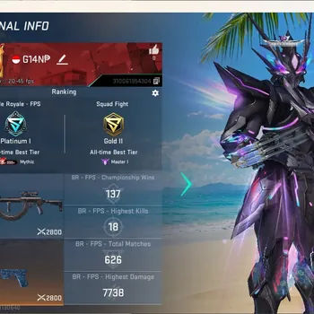 Blood Strike Accounts Others ASIA | Eternal: DesertEagle||Eternal Striker: JET- Comet|4 Limited|7 Collab:OPM/Eva/7DS/TR|12