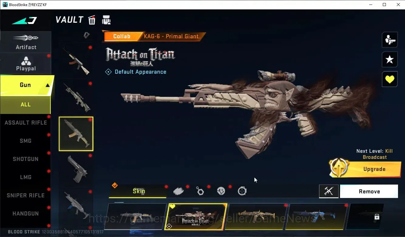 Blood Strike Accounts ASIA|ETERNAL ZERO+15 ULTRA[EDM,Gali,MP5,Spear,Etc] image 15