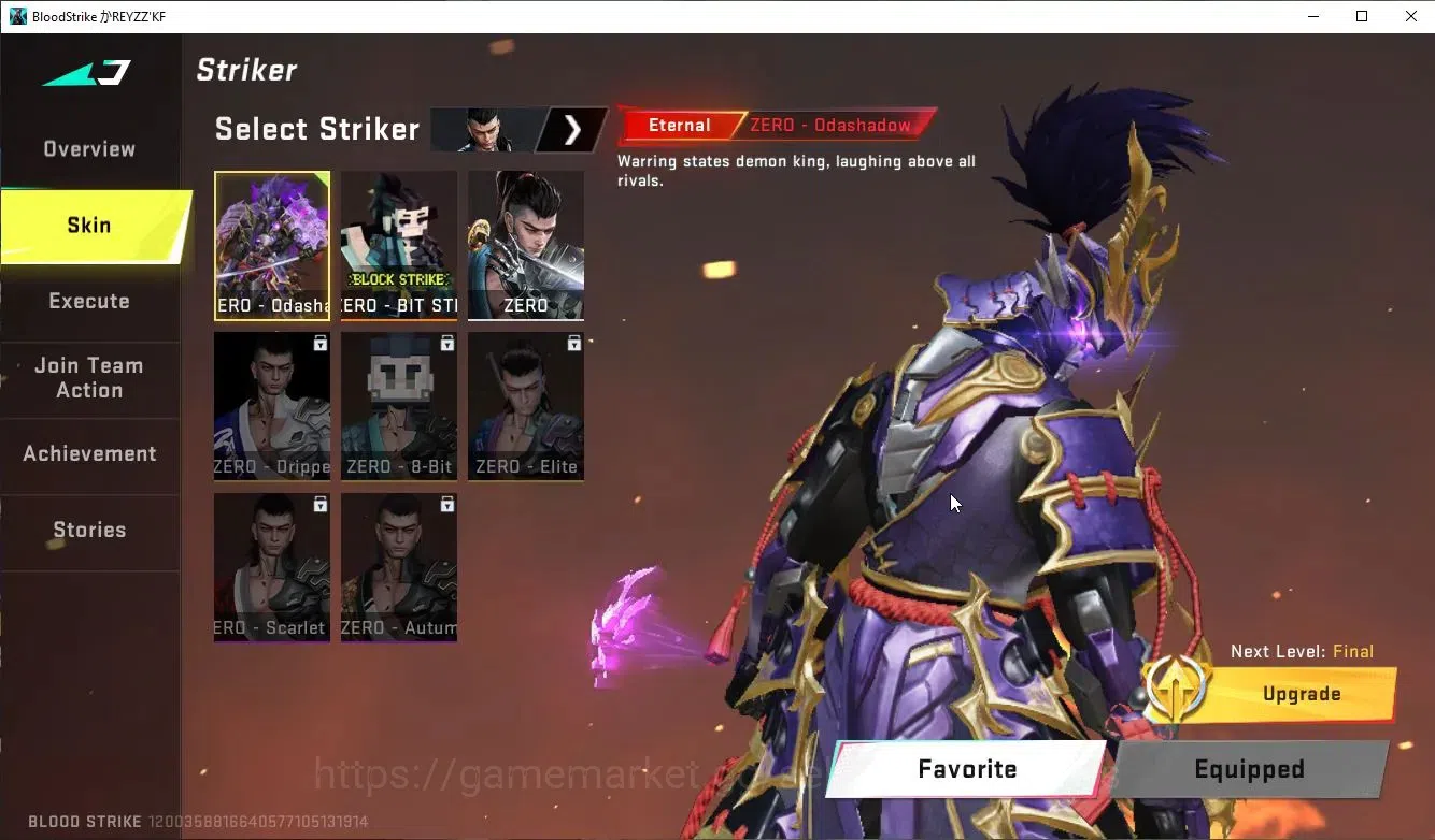 Blood Strike Accounts ASIA|ETERNAL ZERO+15 ULTRA[EDM,Gali,MP5,Spear,Etc] image 3