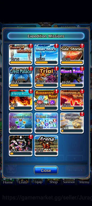 Grand Summoners Accounts Starter Global|Rank 93|10 Ascend |[MakotoTW,SaberAlterTW,Veldora,ShiroTW,MiyuTW,Etc]|Lpot 10