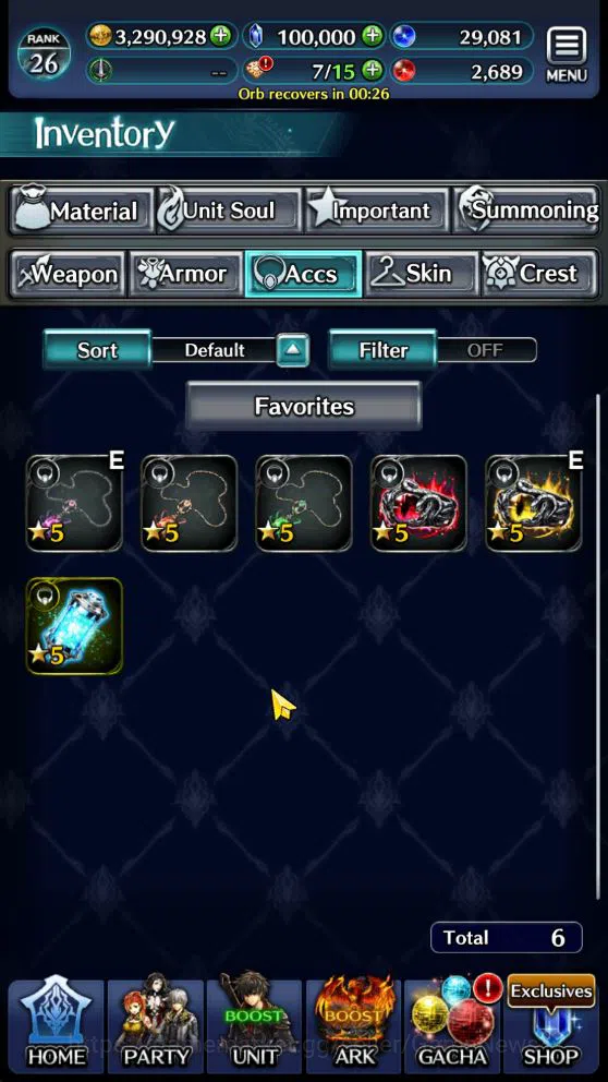 Last Cloudia Accounts GLOBAL Rank26| 100k Crystal|Telestio God of ruin,  image 10
