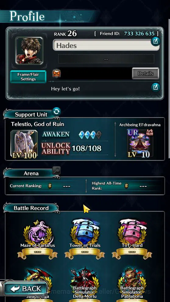 Last Cloudia Accounts GLOBAL Rank26| 100k Crystal|Telestio God of ruin,  image 12