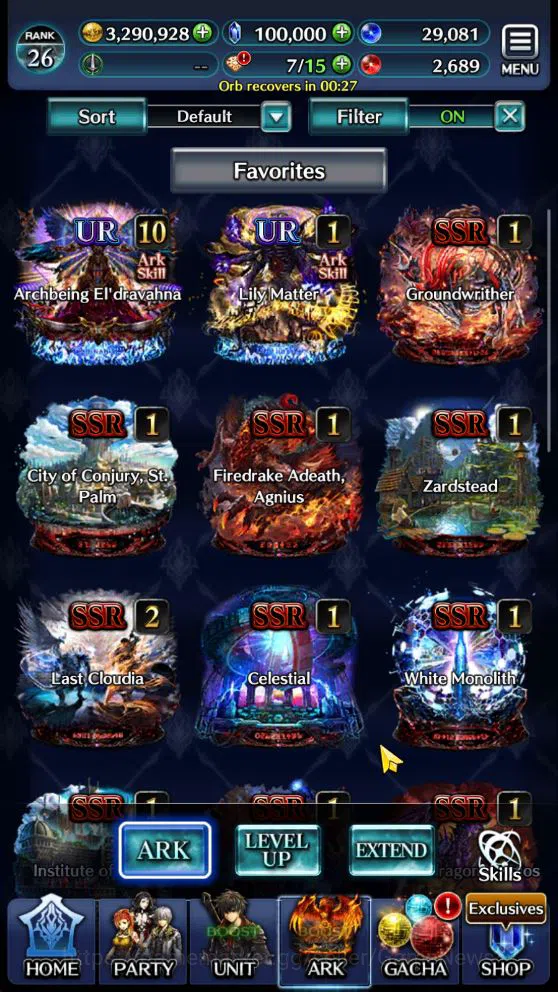 Last Cloudia Accounts GLOBAL Rank26| 100k Crystal|Telestio God of ruin,  image 3