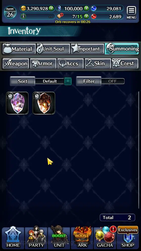 Last Cloudia Accounts GLOBAL Rank26| 100k Crystal|Telestio God of ruin,  image 8